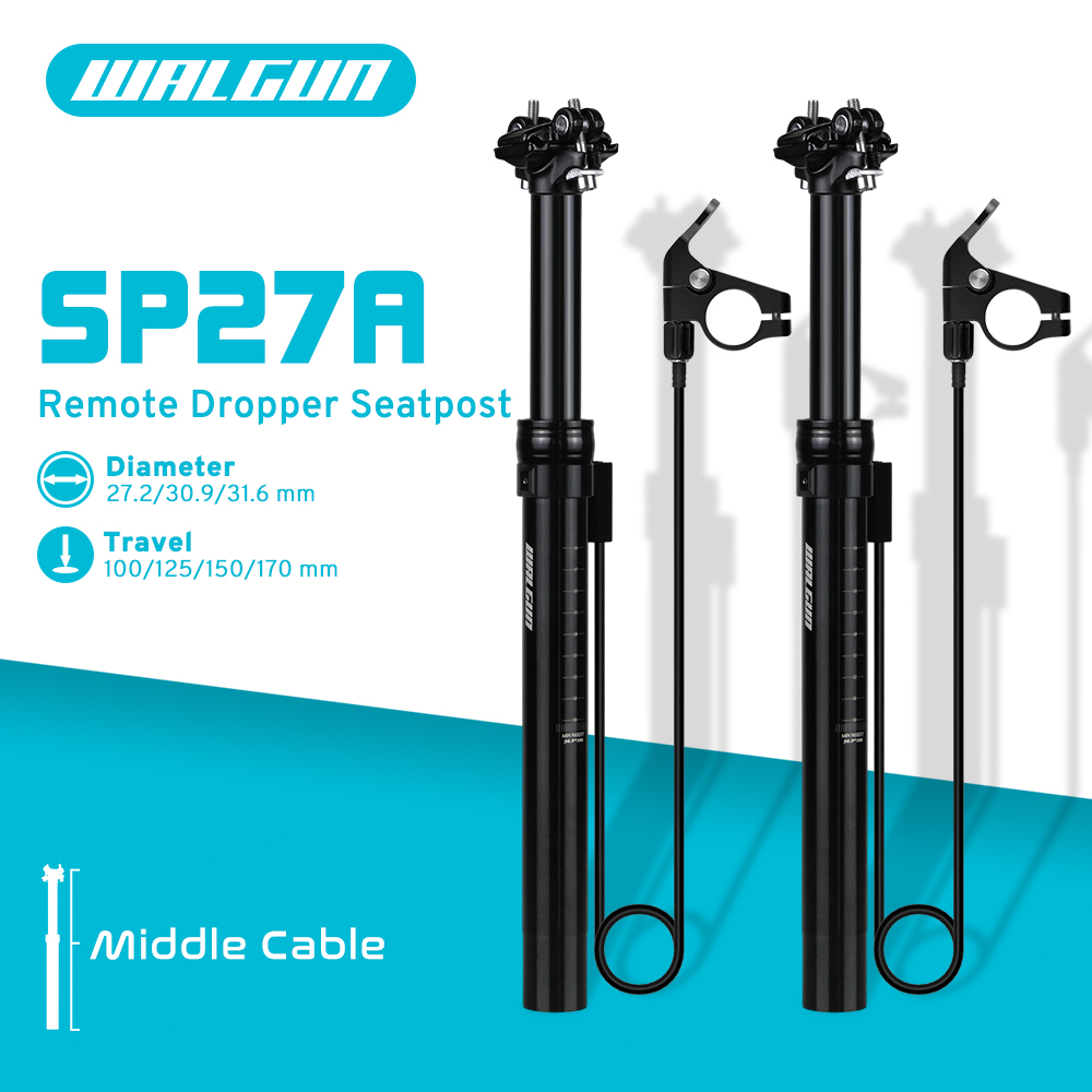 Dropper Post Remote - SP27A Bisiklet Sele Borusu Düşürücü, Mtb