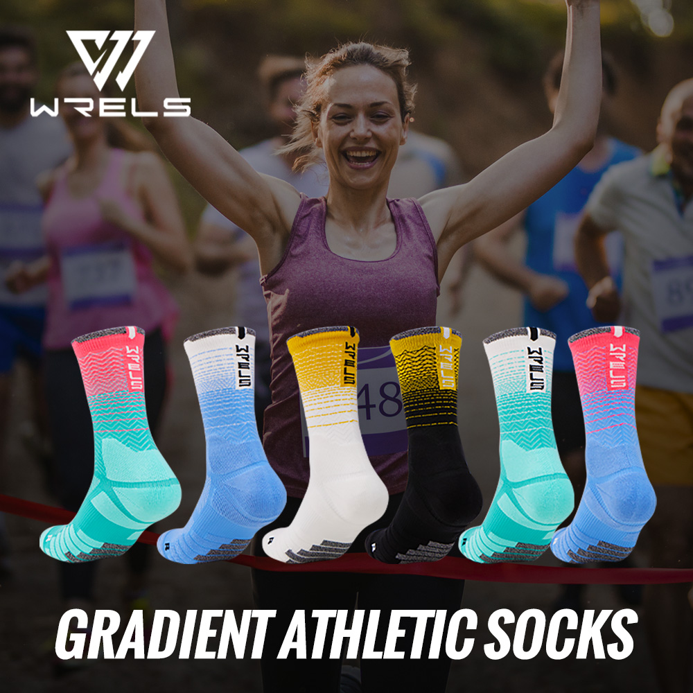 Mountain Biking Socks - WRELS 1/2/3 Yastıklı Spor Atletik Çoraplar