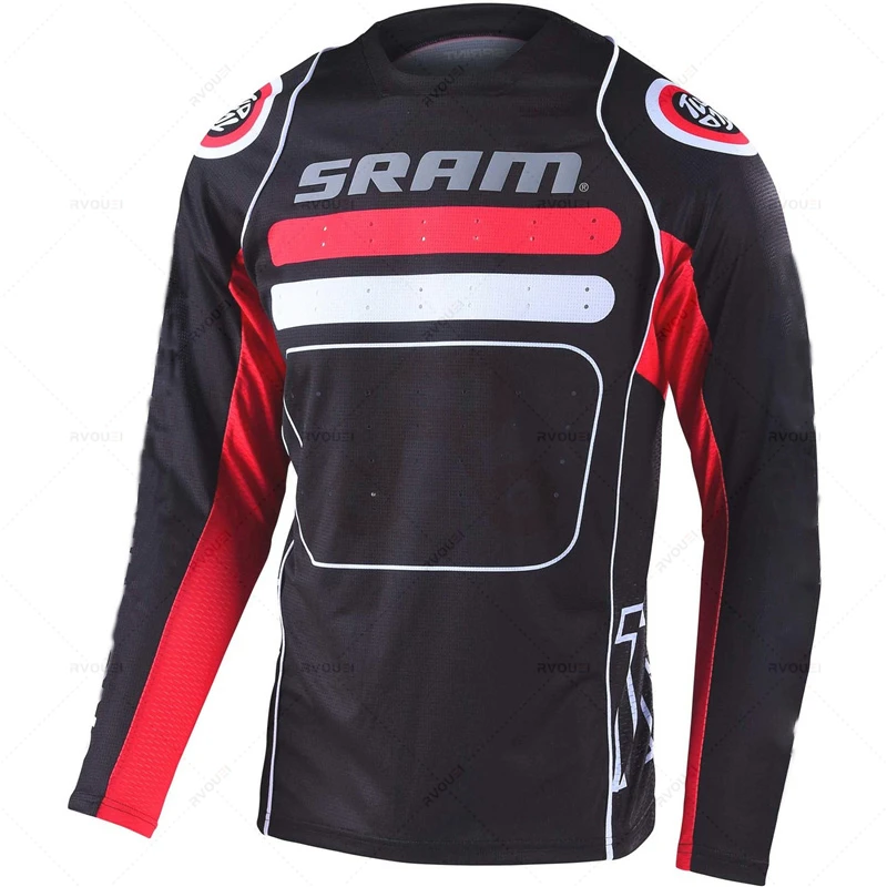 Mountain Biking New Jersey - Erkekler için Sram Bisiklet Forması, Uzun