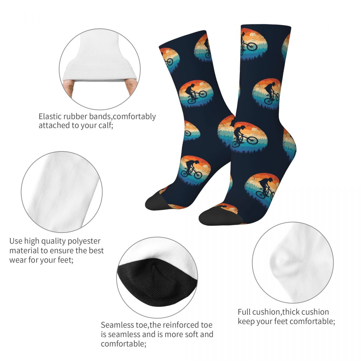 Erkekler için komik çılgın çor - Mountain Biking Socks incelemesi ve fiyatı