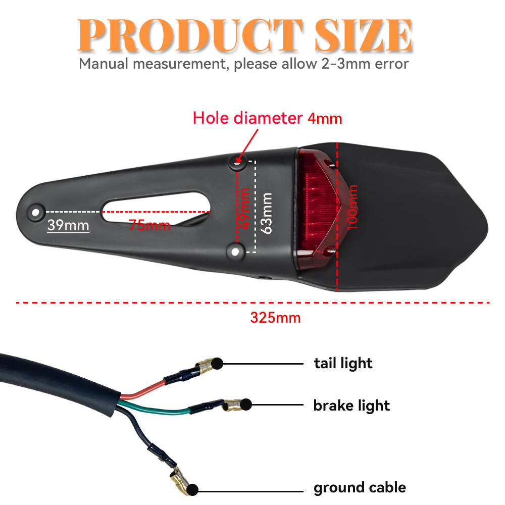 Motosiklet LED arka lambası fr - Mountain Biking Trails incelemesi ve fiyatı