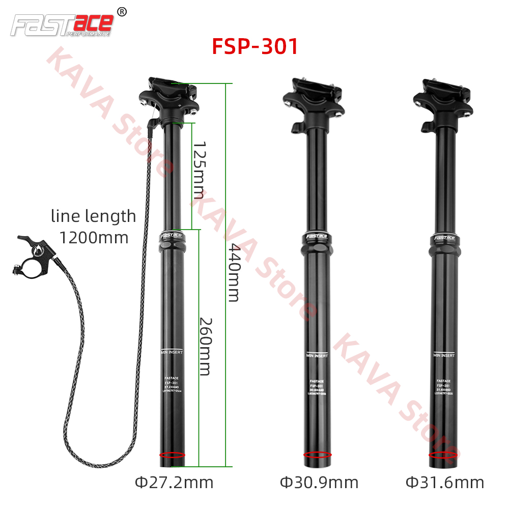 Fastace FSP301 302 303 MTB Sel - Dropper Post Remote incelemesi ve fiyatı