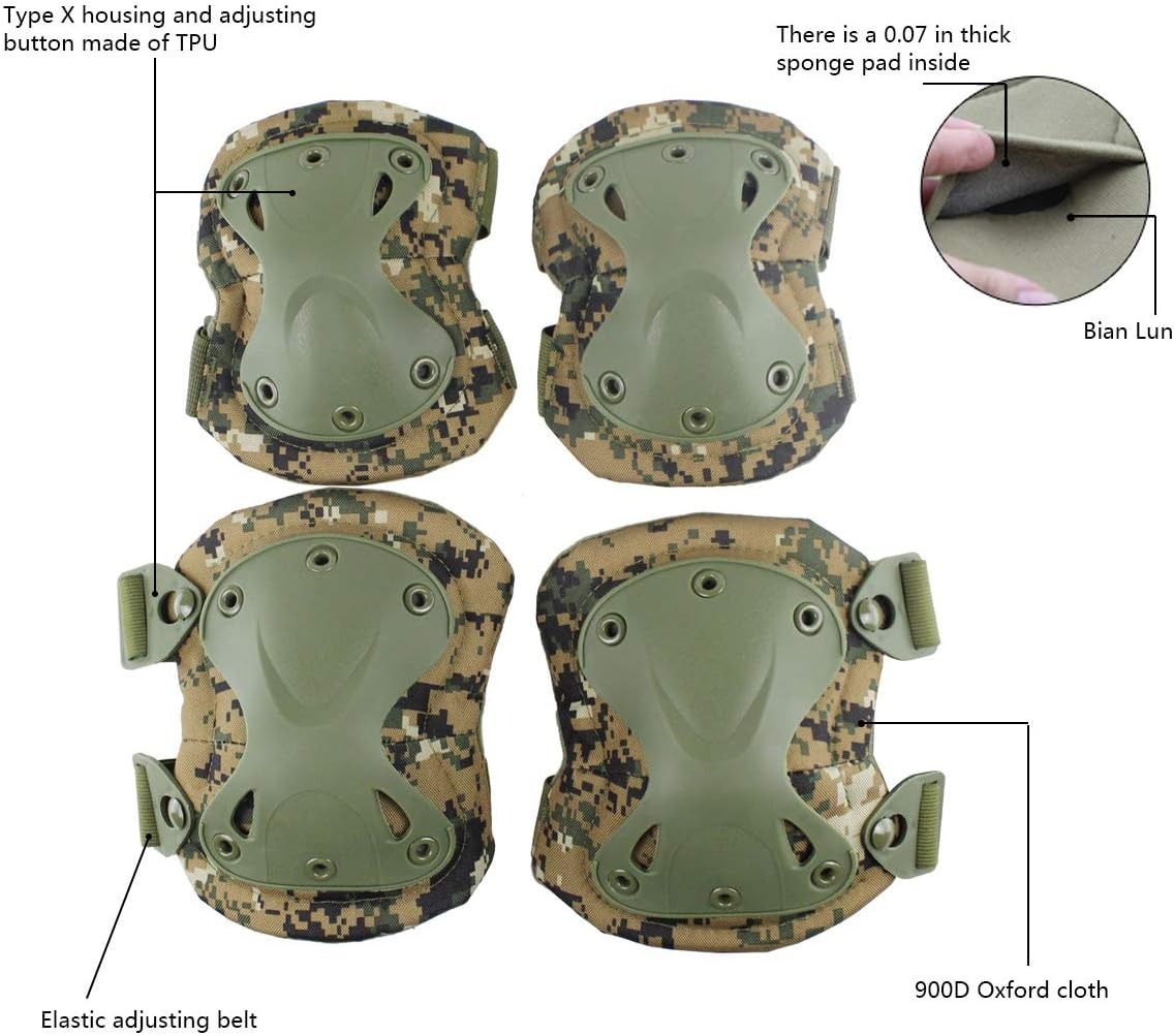 SSUNTAK Camo Taktik Diz Dirsek - Mountain Biking Knee Pads incelemesi ve fiyatı